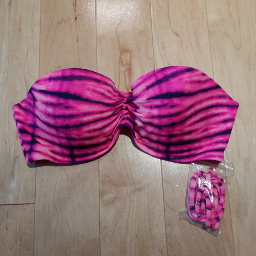 Victoria's secret swim bandeau top 34C, pink